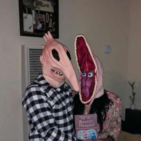 Barbara Party Mask Latex Huvudbonader Cosplay Kostym rekvisita