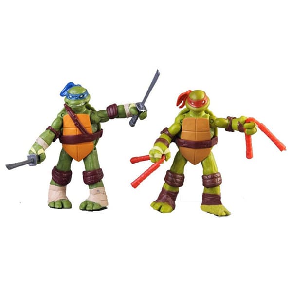 4 st Ninja Turtles PVC actionfigurer tecknad karaktär samlarleksaksset