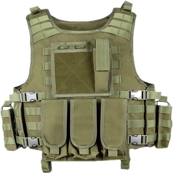 Men Tactical Vest Outdoor Molle Jaktväst Justerbar modulutrustning för träningsspel