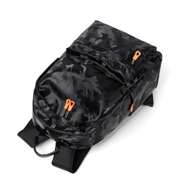 14 tums bärbar ryggsäck kamouflageväska Business Bookbag for Man black