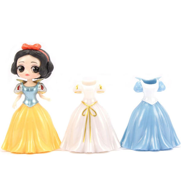 6st prinsessklänning Sjöjungfru Askungen Alice Snövit figurleksaksdocka