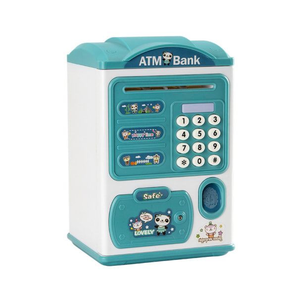 ATM Typ Lösenord Spargris Sparbössa Barn Vuxna Säker Pengar Bank Sparmynt Kontanter Rolig present