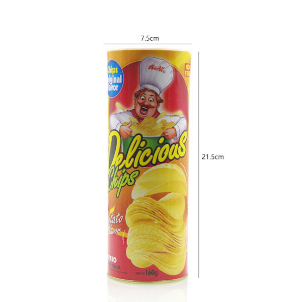 Potatischips Into Snake Magic Trick Trollkarl Närbild Rekvisita Jippon Prank Tool