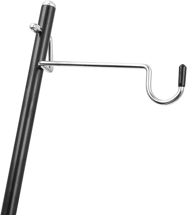 Foldbart camping-lygteholder i aluminiumslegering, bærbar lysholder
