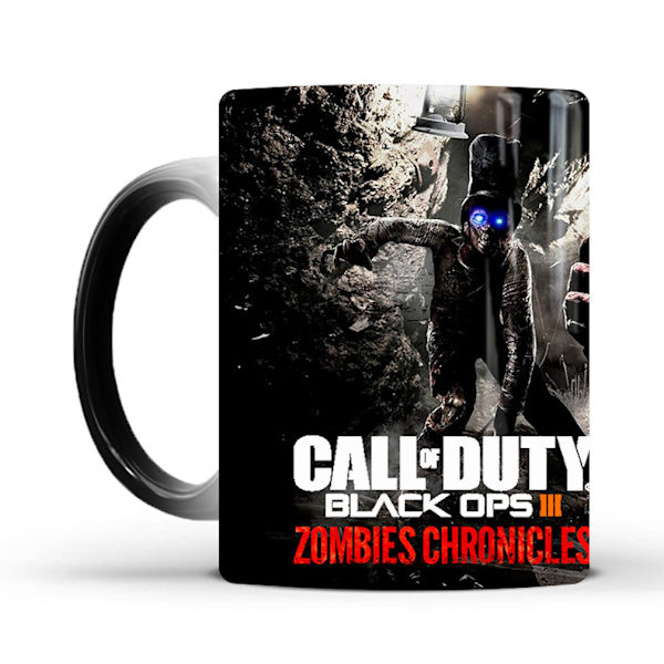 Call Duty Color Changing Mugg Keramisk kaffemugg Thermal tekopp Nyhetspresent