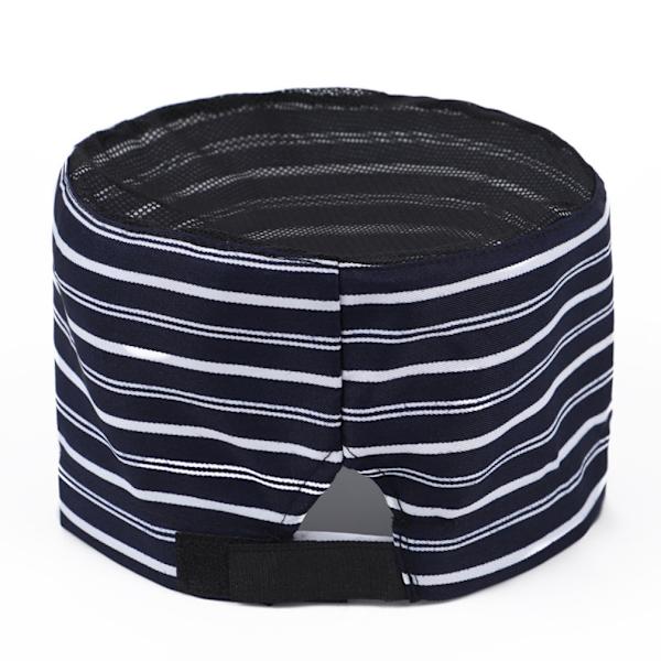 Stripes Mesh Kock Hatt Matlagning Kepsar Kök Mat Service Kepsar Justerbara