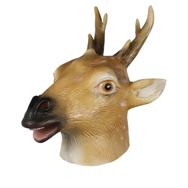Spotted Deer Mask Huvudbonader Animal Cosplay Halloween Party