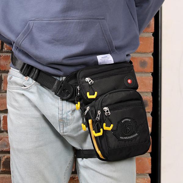 Multifunktionell benväska Drop midjeväska, lår Fanny Pack för resor utomhus