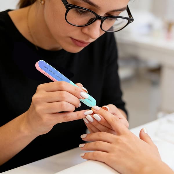 8-pak 7-sidet neglebuffer-sæt, multiværktøj til manicure og neglepleje