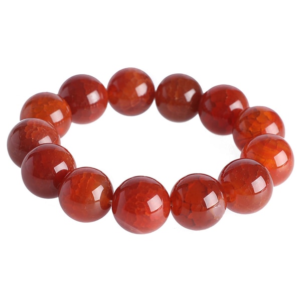 Armband Dragon Scale Pattern Agate Armband Natural Red Agate Armband