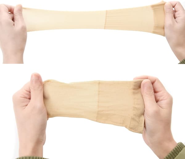 6-pakning nylon parykkhetter for kvinner, pustende og elastiske strømpehetter, beige