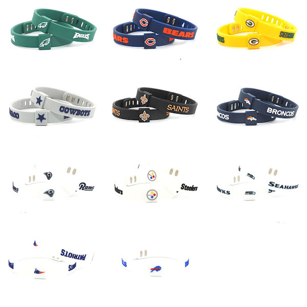 21st Rugby Team Silikonarmband Herrarmband Utomhussportarmband
