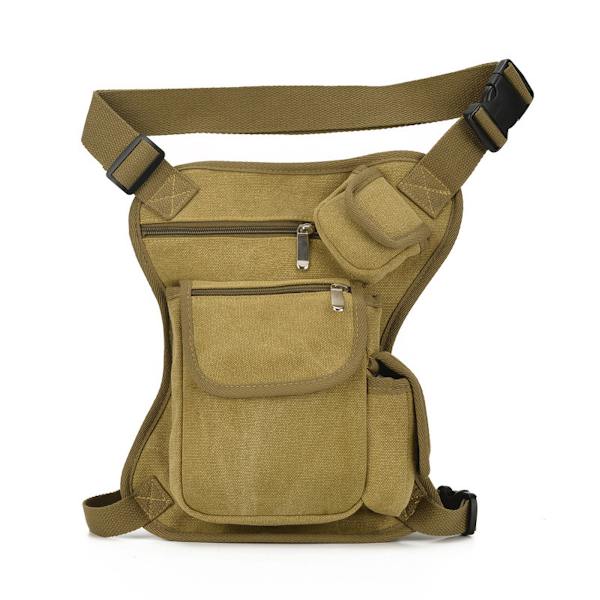 Casual Camoflage Ben Bag Drop Midjeväska, lår Fanny Pack för resor utomhus
