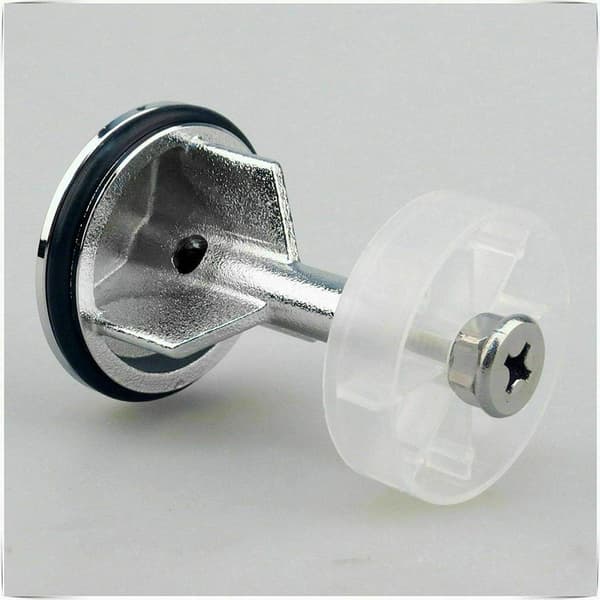 Forkromet 40 mm pop-up bundventil til håndvask, click-clack afløbsprop
