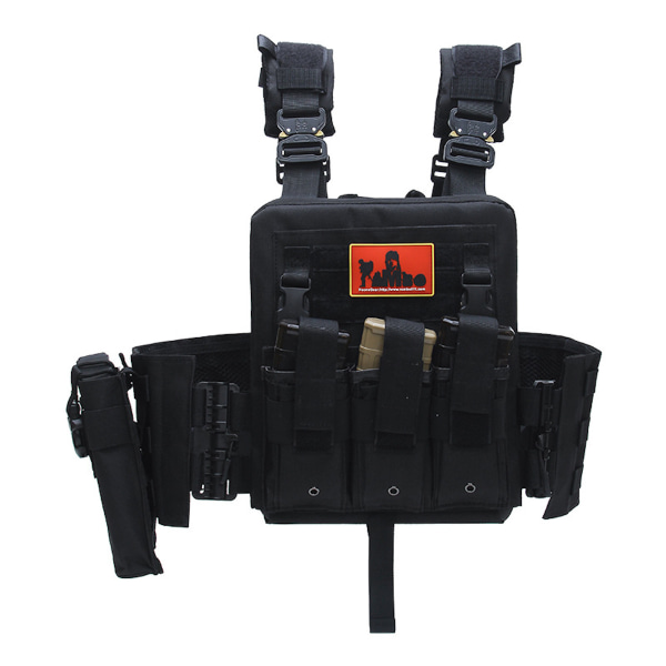 Tactical Combat Väst Utomhus Modulär redskapshållare Black