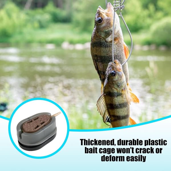 6 st Method Feeder-riggar med betesform, karpfiskeutrustning och feeders