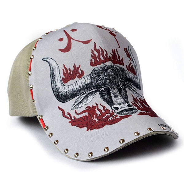 Fire Cow Snapback-hatt Sommarsolhatt Casual cap för män