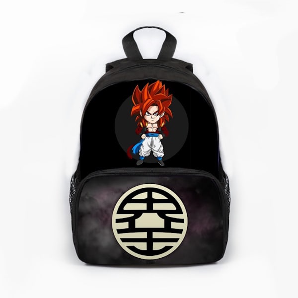 Son Goku Dragon Ball Ryggsäck Studenter Dekompressionsväska Anime Skolväska Polyester