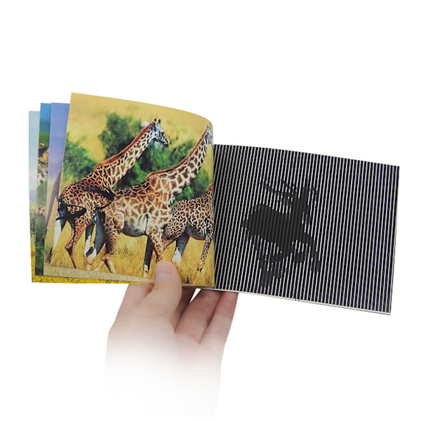 Magic 3D stereoskopisk filmbok Magic trick Magiker Närbild Rekvisita Jippon busverktyg