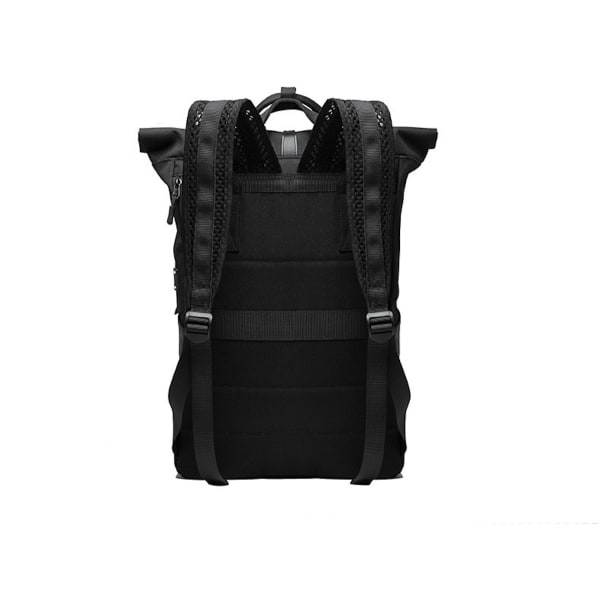 Stöldskyddad bärbar ryggsäck Resväska Axelväska för man black