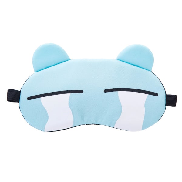 Söt blå sömnmask Anime Comfort Soft Sleeping Eye Mask Cover Ögonskydd Unisex