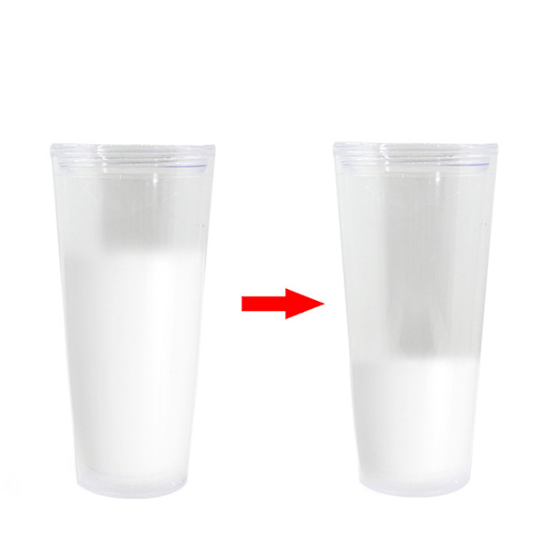 Transparent Mjölkkopp Sugande Magic Trick Trollkarl Närbild Rekvisita Jippon Skämtverktyg