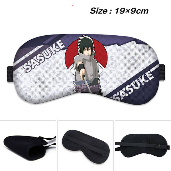 Uchiha Sasuke Sleep Mask Anime Comfort Soft Sleeping Eye Mask Eye Cover Eyeshade Unisex