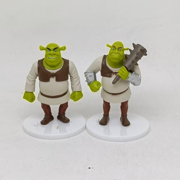 6 stk. Shrek Æsel Ogre Æsel PVC minifigurer samlerobjekt skrivebordsdekoration sæt