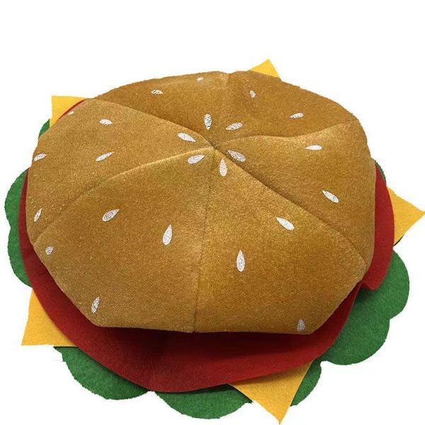 Rolig hamburgermössa Mat Cosplay Game Performance Cap