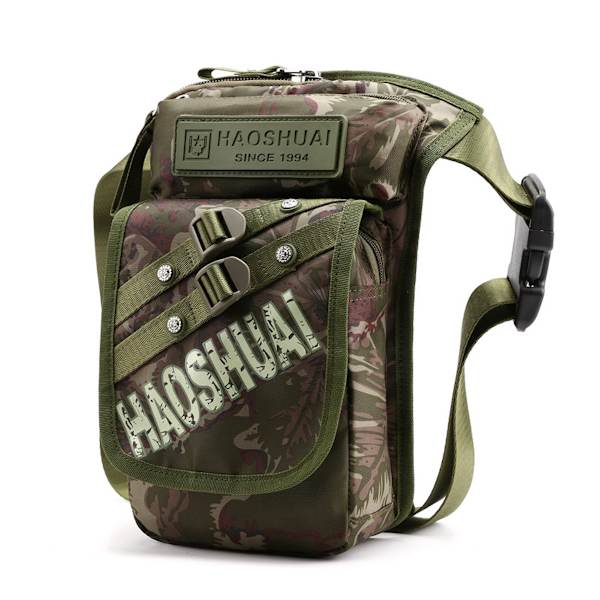 Sportbenväska för män Drop Midjeväska, Lår Fanny Pack för resor utomhus