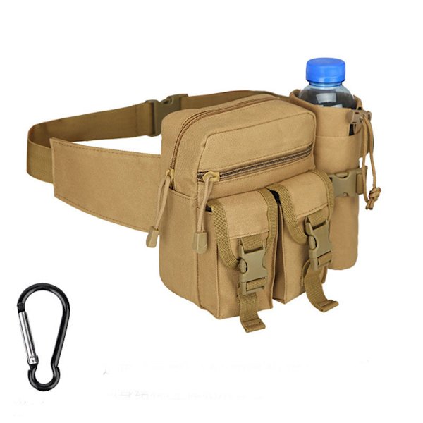Canvas utomhus benväska Drop midjeväska, lår Fanny Pack för resor utomhus ridning