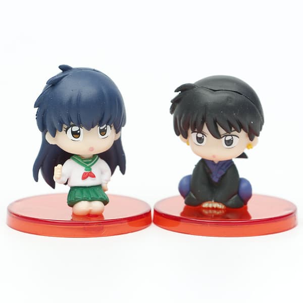 4 st Inuyasha Chibi PVC-figurer 4-5 cm Anime-karaktärsmodell set
