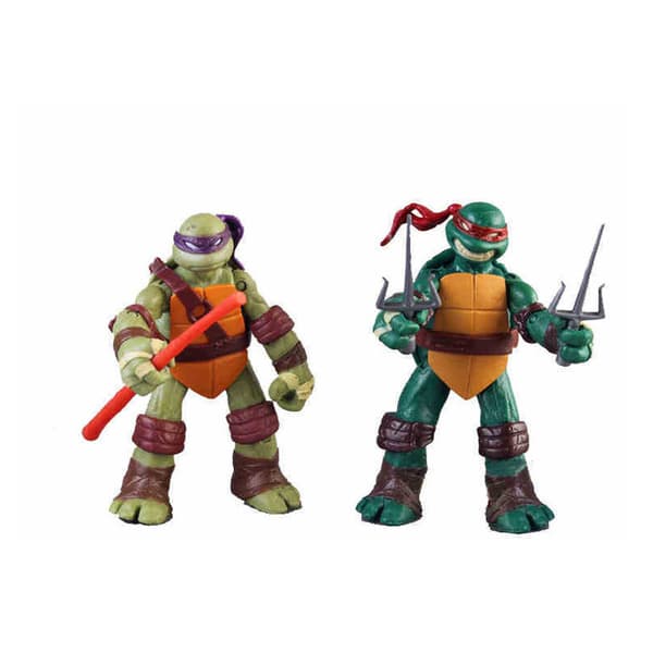 4 st Ninja Turtles PVC actionfigurer tecknad karaktär samlarleksaksset