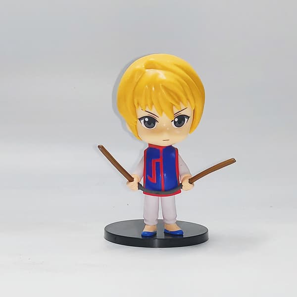 6 kpl Hunter x Hunter Chibi-hahmoja 10–11 cm PVC-animekeräilyfiguurisetti