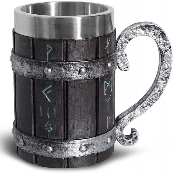 Träfat öl keramisk kaffemugg tekopp nyhet present