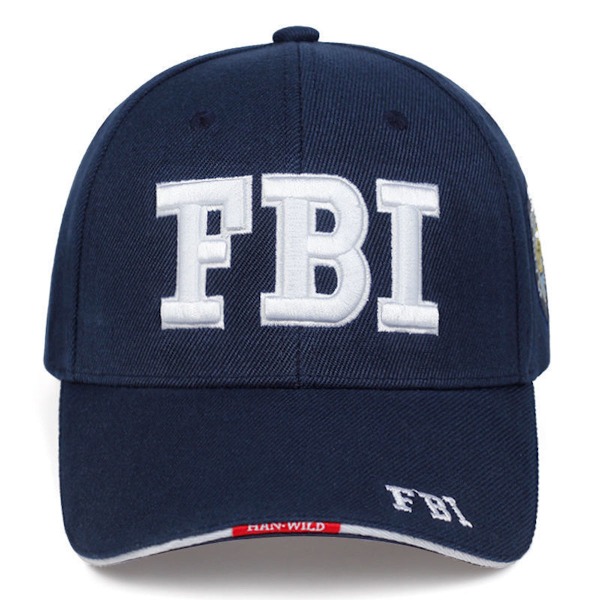 FBI Cap Baseballkeps Sport Fritidshatt Snapback justerbar hatt