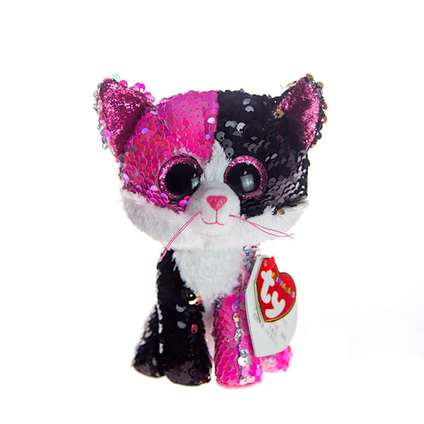 Bespangled Cat Plyschleksak Barnpresent 20cm