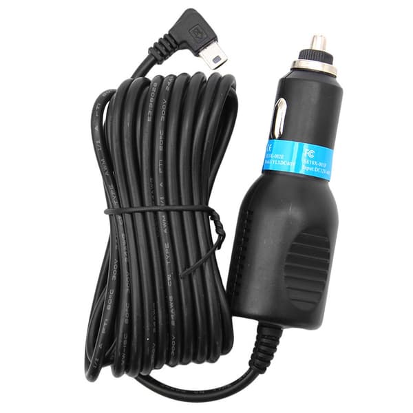 Bil GPS Dash Cam Mini/Micro USB 5V-2A Biloplader med 3,5 m kabel