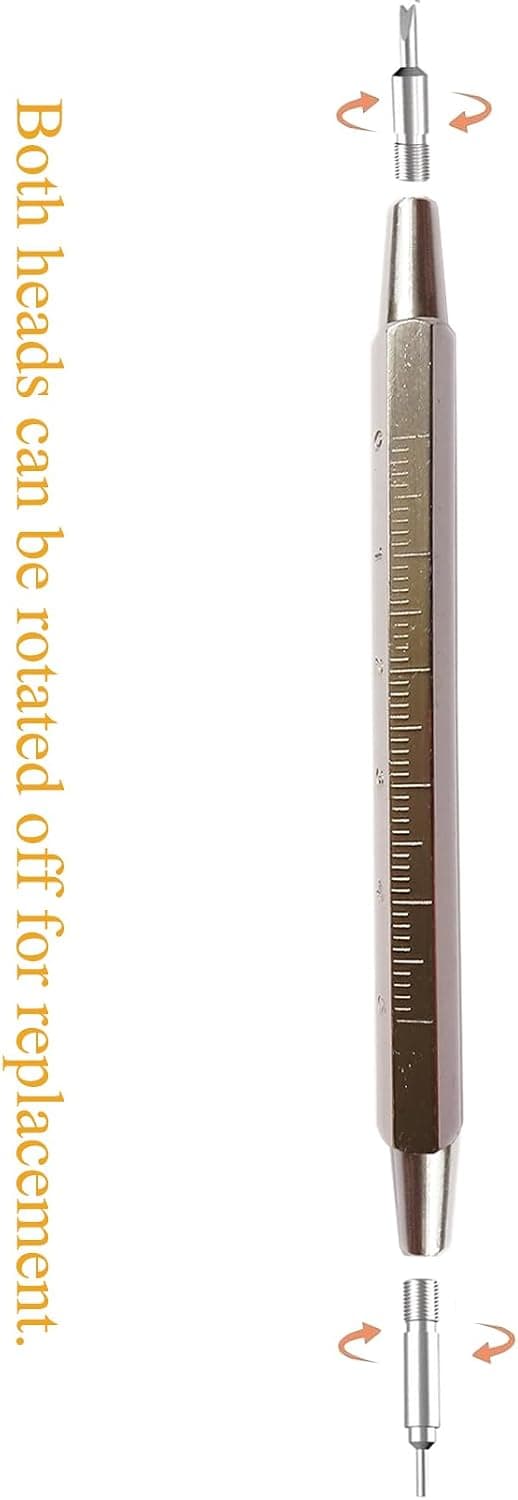 Fjäderstångsverktyg Klockarmbandsreparationssats med 32 stift och utbytespinnar