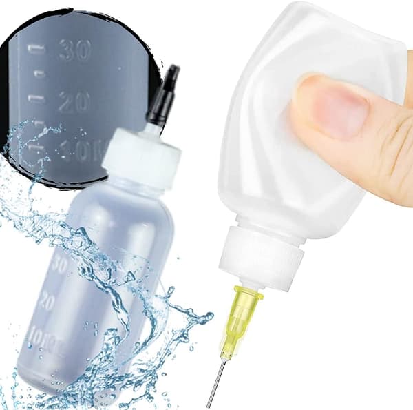 21-delars set med 30 ml precisionsflaskor för lim, pyssel och DIY-konst