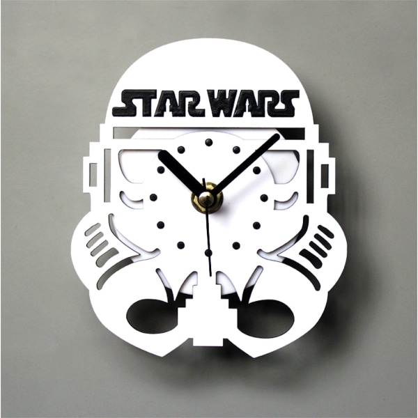 Stormtrooper Vinyl Väggklocka Record Klocka Retro Dekor Väggkonstklocka