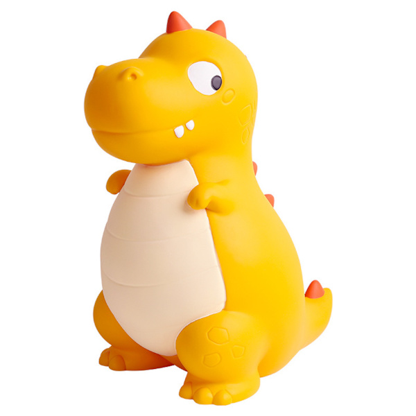 Gul Dinosaur Spargris Sparbössa Barn Vuxna Säker Pengar Bank Sparmynt Kontanter Rolig present