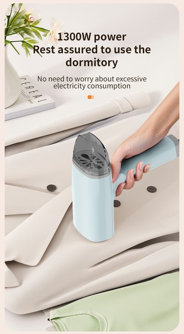 Bærbar håndholdt tøjdamper, foldbart design for nem opbevaring