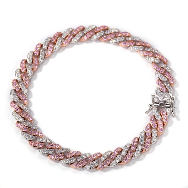 Anklet Armband Foot Chain for Women Summer Zircon Cuban Link Chain Anklet