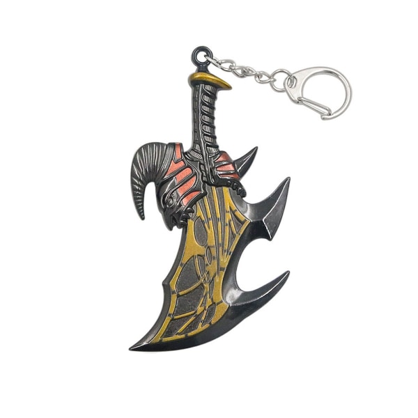 God of War Kratos Anime Key Chain Key Ring Bag Pendant Keyring Christmas Gift