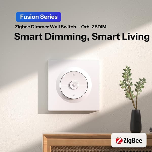 Matter Smart Lysdæmperkontakt Zigbee Trådløs Lysstyringsmodul Stemmefjernbetjening