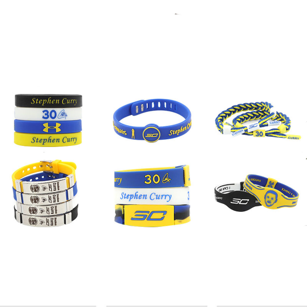 16st 30 Curry Basketball Star Silikonarmband Herrarmband Utomhussportarmband