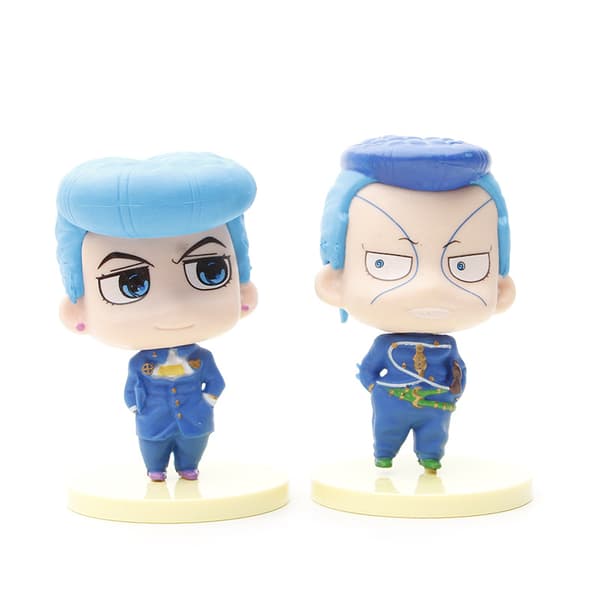 6 stk. JoJo Bizarre Adventure Chibi-figurer 8 cm PVC anime-samlersett