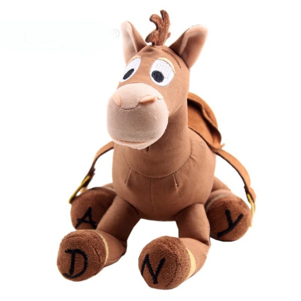 Woody Horse Plyschleksak Söt mjuk docka fylld figur för barn
