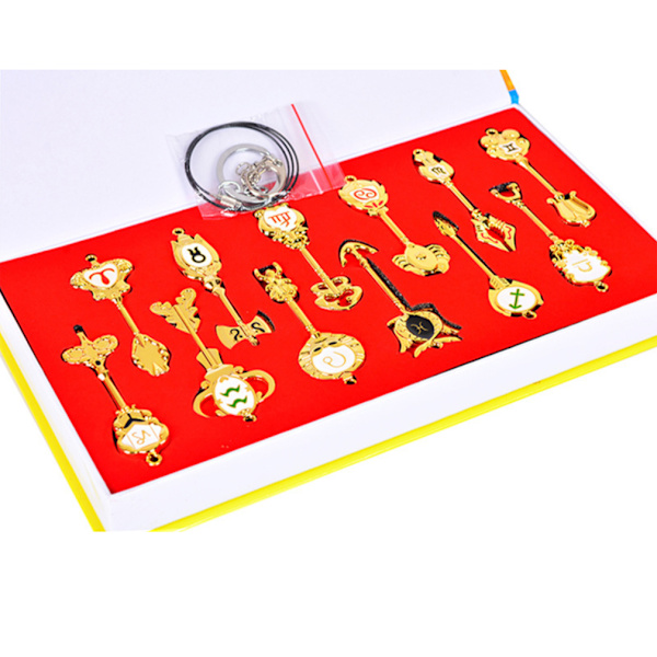 Conjunto de chaveiro estrela de Fairy Tail